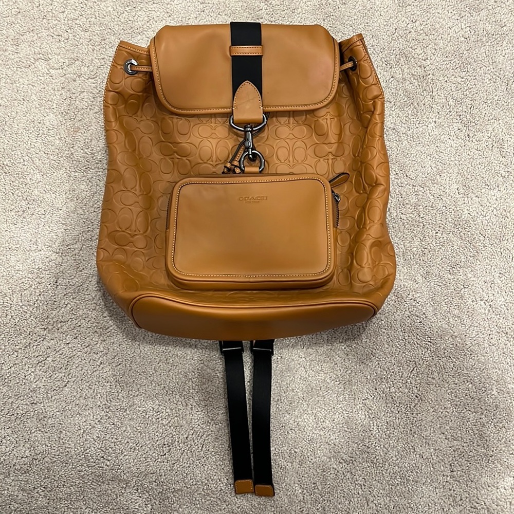 Coach Sullivan Backpack Signature Leather